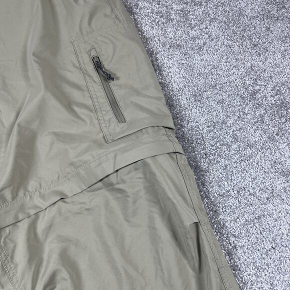 Columbia Cargo Pants Mens 38 x 30 Convertible Shorts Nylon Ripstop Khaki Tan - Picture 6 of 14